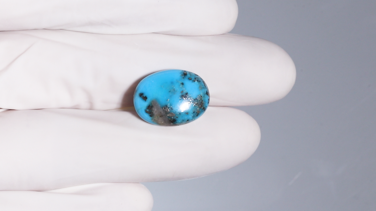 Irani Firoza (Turquoise) 13.08 Carats / 14.37 Ratti