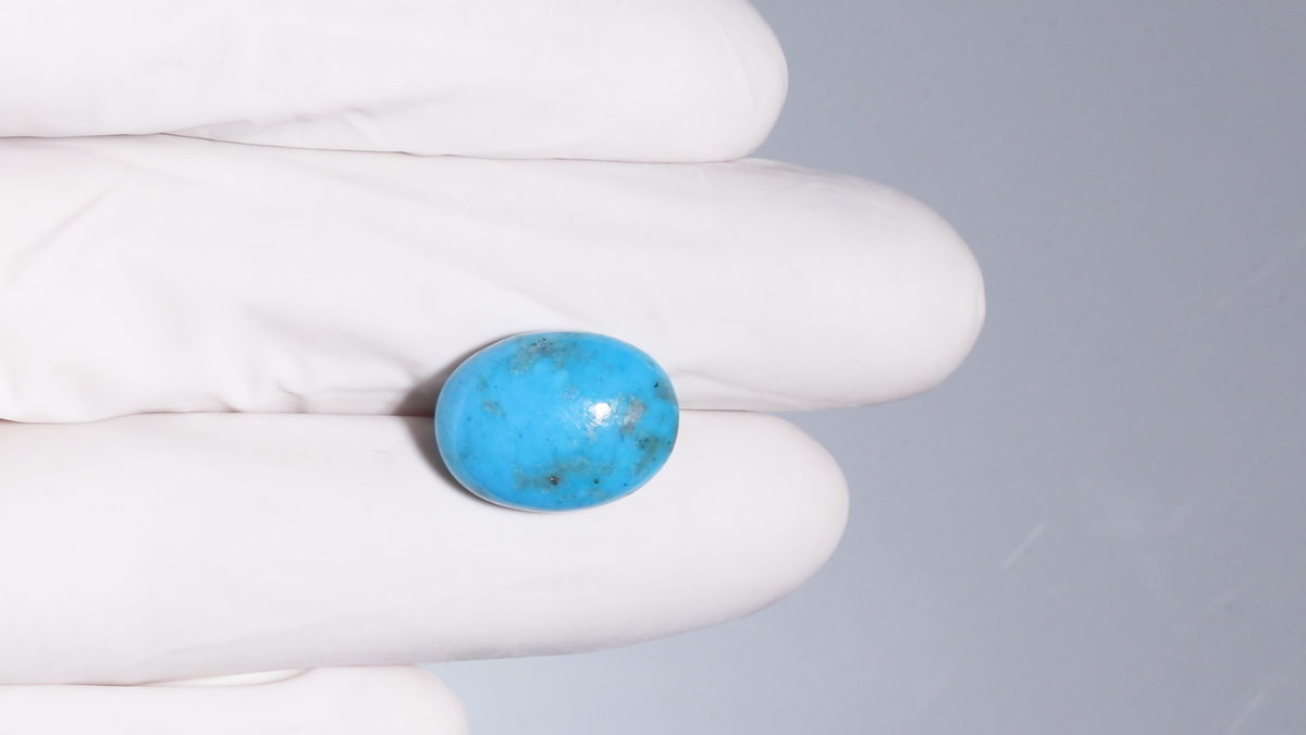 Irani Firoza (Turquoise) 13.63 Carats / 14.98 Ratti