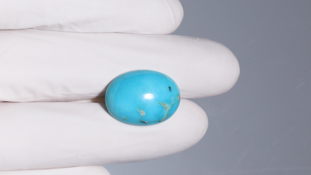 Irani Firoza (Turquoise) 14.67 Carats / 16.12 Ratti